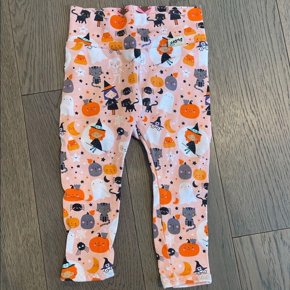Dudis designs pink Halloween leggings